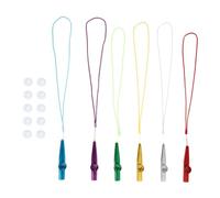 HOODANCOS Metal Kazoo with Extra Membranes and Lanyards Musical Instrument for Adults Easy to Learn Guitar and Ukulele Partner Fun Music for All Ages