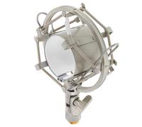 HOODANCOS Metal Microphone Shock Mount with Vibration Dampening for Studio and Outdoor Recording Lightweight Suspension Holder for Condenser Mics Portable Mic Clip for Audio Isolation