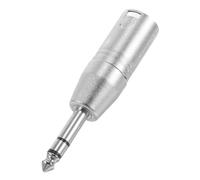 HOODANCOS Metal Trs to Xlr Male Audio Adapter Stereo Jack for Mixer Amplifier Microphone Headphone Compatible with Professional Audio Equipment