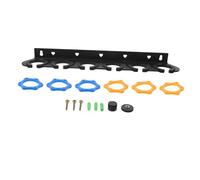 HOODANCOS Microphone Wall Hanger Wall Mounted Mic Holder for Handheld Mics for Recording Studio Office Use Easy Install Six Holes