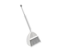 HOODANCOS Mini Broom and Dustpan Set Adjustable Small Household Cleaning Tool Safe for Fine Polishing for Boys Learn Sweeping and Enjoy Chores at Home Random Color