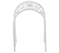 HOODANCOS Mini Cast Iron Dollhouse Wedding Arch Frame Micro Metal Arch DIY Miniature House Decor Accessory for Dollhouse Wedding Scene