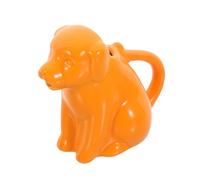 HOODANCOS Mini Ceramic Milk Pitcher with Handle, Dishwasher Safe Cartoon Animal Creamer Jug, Practical Orange Sauce Cup for Home and Kitchen Use Random Color