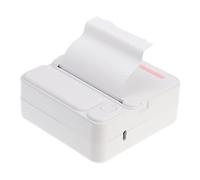 HOODANCOS Mini Pocket Wireless Thermal Printer Portable Label Printing Machine, Inkless Wrong Question Printer for Students, Includes 5 Rolls of Printing Paper, Suitable for Home and School Use