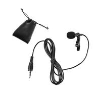 HOODANCOS Mobile Phone Clip Lavalier Condenser Jack Hands Mini Lapel Mic for Singing Speaking Recording Computer Smartphone