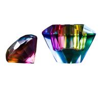HOODANCOS Monomer Liquid Monomer Holder Dish Dish with Lid Glass for Nail Art Octagonal Convenient to Store Prevents Getting Dirty Small for Acrylic Nails