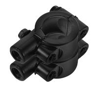 HOODANCOS Motorcycle Handlebar Mirror Mount Clamp 8Mm Screw 22Mm Rearview Side Mirror Holder Bracket 2Pcs for Electric Bike Scooter Tricycle Frame Accessories