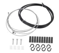 HOODANCOS Mountain Bike Shift and Brake Cable Housing Kit Professional Gear and Brake Wires for Smooth Operation High Tension Resistant Replacement for Road and Mountain Bikes