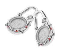 HOODANCOS Multi-Function Digital Carabiner Watch Zinc Alloy Sturdy Clip on Watch with Long Battery Life Luminous Display 2Pcs Cool Elegant Style Suitable for Adventure and Occasions