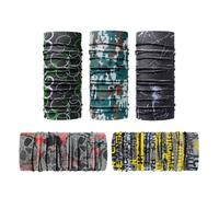 HOODANCOS Multifunctional Elastic Headbands, for Cycling 5pcs and High-performance Moisture Wicking Polyester Athletic Headwraps Sunny Fishing Trips