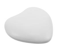 HOODANCOS Nail Pillow in White Hand Rest Heart Shaped with Soft Memory Foam, Gentle Support Cushion Multipurpose Use Modern Chic Design for Manicure on Office Desks and Tattoos