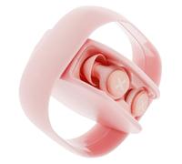 HOODANCOS Noise Blocking for Sleeping Women, 2pcs Double-Layer Silicone with Carrying Case, Comfortable Sound Insulation for Snoring and Study