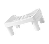 HOODANCOS Non-Slip Abs Toilet Stool for Squatting Posture Portable Footrest Step Stool for Adults and Seniors White Bathroom Squat Aid Enhancing Accessibility and Safety