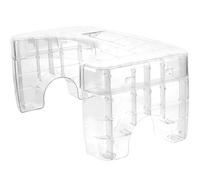 HOODANCOS Non-Slip Toilet Step Stool for Adults, Bathroom Footstool for Squatting Position Support, Sturdy Potty Stool for Toilet Assistance and Posture Improvement