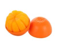 HOODANCOS Orange Fruit Puzzle for Montessori Teaching Game Preschool Learning Aid Enhances Motor Skills Spatial Awareness and Logical Thinking