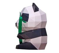 HOODANCOS Origami Panda Paper Model DIY Animal Papercraft Handmade Stereoscopic for Home Decor Creative Handicraft Paper