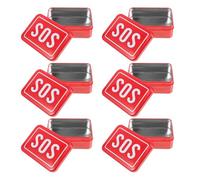 HOODANCOS Outdoor Survival Toolbox Small Portable Metal Medicine Container for Travel Compact Pill Case Sos Rescue Feature for Hiking Camping Adventures