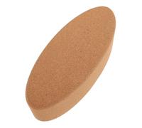 HOODANCOS Oval Shape Cork Yoga Brick for Yoga and Pilates High-density Fitness Block for Stretching Squats Dance and Gym Exercises Support Accessory for Women and Men
