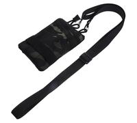 HOODANCOS Oxford Cloth Running Waist Bag for Men Lightweight Hiking Waist Pack with Moderate Capacity for Keys Cards and Essentials Tactical Belt Pouch in Black Camouflage