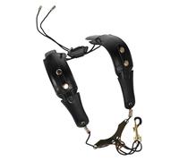 HOODANCOS Padded Saxophone Harness Strap Adjustable Neck and Shoulder Support for Alto Tenor Baritone Sax Professional and Beginner Players Comfortable Design Easy Installation