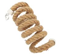 HOODANCOS Parrot Rope Climber Cotton Hanging Bird Rope with Bells for Parakeets and Medium Large Parrots Chewing Climbing Stress Relief Cage Accessory