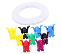 HOODANCOS Penguin Tower Building Blocks Educational Plaything for Over Natural Material Balance Game to Enhance Hand-eye Coordination Concentration and Spatial Skills Color and Shape