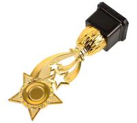 HOODANCOS Pentagram Shaped Mini Competition Trophy for Plastic Award Cup with Bright Gold Color Base for School Party Prizes Talent Shows and Educational Rewards