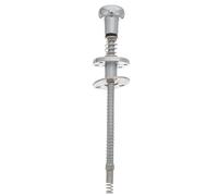 HOODANCOS Pinball Machine Lever Rod with Silver Mushroom Head, 190Mm Alloy Spring Shooter Replacement for Arcade Game Machines and Pinball Ball Launchers, Suitable for High-Intensity Gaming