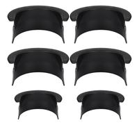 HOODANCOS Plastic Billiards Table Pocket Liners with 4 Corner and 2 Side Pocket Liners 6pcs Easy to Install and Safe in Black for Pool Table Suitable for Home and Bar Use