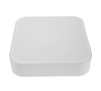 HOODANCOS Plastic Ceiling Lampshade 23X23Cm Square Flush Mount Light Cover White Replacement for Office Bedroom Kitchen Decorative Light Fixture