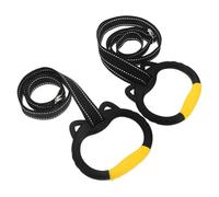 HOODANCOS Plastic Gymnastic Rings for Home Use Pull Up Rings Workout for Physical Fitness Coordination and Athletic Skills Training Safe Suspension Gym Equipment for Indoor Training