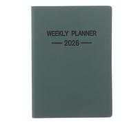 HOODANCOS Pocket Planner 2026 with Artificial Leather Cover and Paper, Dual Functionality A7 Mini Weekly Planner Notebook Sturdy and Portable Daily for Personal and Professional Commitments