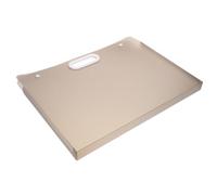 HOODANCOS Portable Art Organizer Pouch Plastic Document Bag with High Capacity for Sketches Tax Papers Contracts and Bills Water Resistant File Holder for Office and Home Random Color