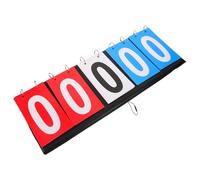 HOODANCOS Portable Flip Scoreboard for Sports Display Tabletop Scorekeeper for Basketball Football Volleyball Table Tennis Indoor Games