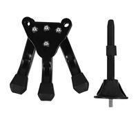 HOODANCOS Portable Flute and Clarinet Holder Stand Tripod Folding Bracket Black Foldable Design for Space Saving and Strong Support for Wind Instruments