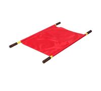 HOODANCOS Portable Folding Emergency Stretcher for , Red Cloth Transport Stretcher, Teamwork Sensory Coordination Game for Kindergarten Outdoor Play