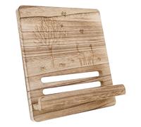 HOODANCOS Portable Music Sheet Stand Adjustable Angle Tabletop Easel for Cookbook Reading Foldable Desktop Holder for Music Scores Recipe Books and Textbooks