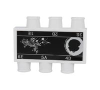 HOODANCOS Portable Six-hole Folk Guitar Tuner Musical Instrument Accessory Compact Practical Tool for Accurate Outdoor and Indoor Tuning