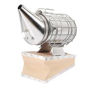 HOODANCOS Premium Stainless Steel Beekeeping Smoker Box Practical Apiculture Smoking Sprayer for Hive Inspection Honey Harvest and Colony Management