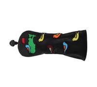 HOODANCOS PU Golf Mallet Putter Cover with Plush Lining Golf Club Protector for Indoor Outdoor Use Quick Identification Mallet Headcover for Golfers