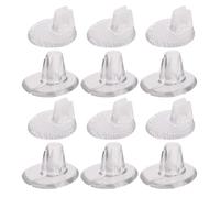 HOODANCOS Pu Split Toe Pad 8 Pairs Transparent PU Gel Inserts Non-Slip Soft Feet Cushions for Walking and Sports Shoes