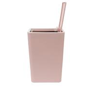 HOODANCOS Push-top Household Trash Can with Cover for Bedroom and Office Press Pop-up Design to Hide Garbage and Odors Material with Hidden Sleeve to Keep Hands Clean Random Color