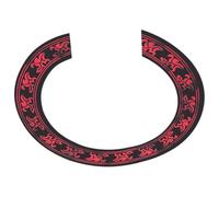 HOODANCOS PVC 3D Guitar Rosette Decal Inlay Sound Hole Sticker for Acoustic Guitars Decorative Accessory Suitable for Sound Hole Enhancement