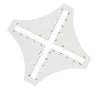 HOODANCOS Quilting Gauge and Fabric Cutting Ruler for Accurate Stitch Counting in Patchwork and Garment Remodeling