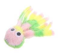 HOODANCOS Rainbow Color Plush Octopus Cat Chew Soft Interactive Pillow for Indoor Kittens and Cats Comfortable Plush Bite for Healthy Teeth and Engaging Play