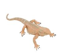 HOODANCOS Realistic Bearded Dragon Figurine Plastic Lizard Model for Educational Play Safe for Garden Decoration and Learning About Reptiles
