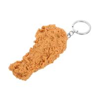 HOODANCOS Realistic Fried Chicken Leg Keychain , Simulation Food Handbag Accessory, Creative Chicken Wing Charm for Backpack and Purse Decoration