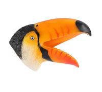 HOODANCOS Realistic Toucan Hand Puppet Soft Washable Animal Glove Puppet for Role Play Imaginative Fun and Parent Bonding