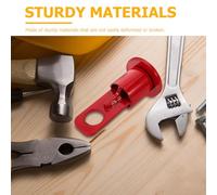 HOODANCOS Red Iron Wheel Lift Brackets Trailer Tow Hitch Mount with Stable Connection and Damage Resistant Design for Secure Trailer Sway Control and Towing