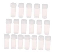 HOODANCOS Refillable Plastic Vials 5Ml 50Pcs Leak Proof Sample Containers with Screw Lids Portable Medication Aids for Powder Capsule Storage and Travel Use Sturdy Bottles